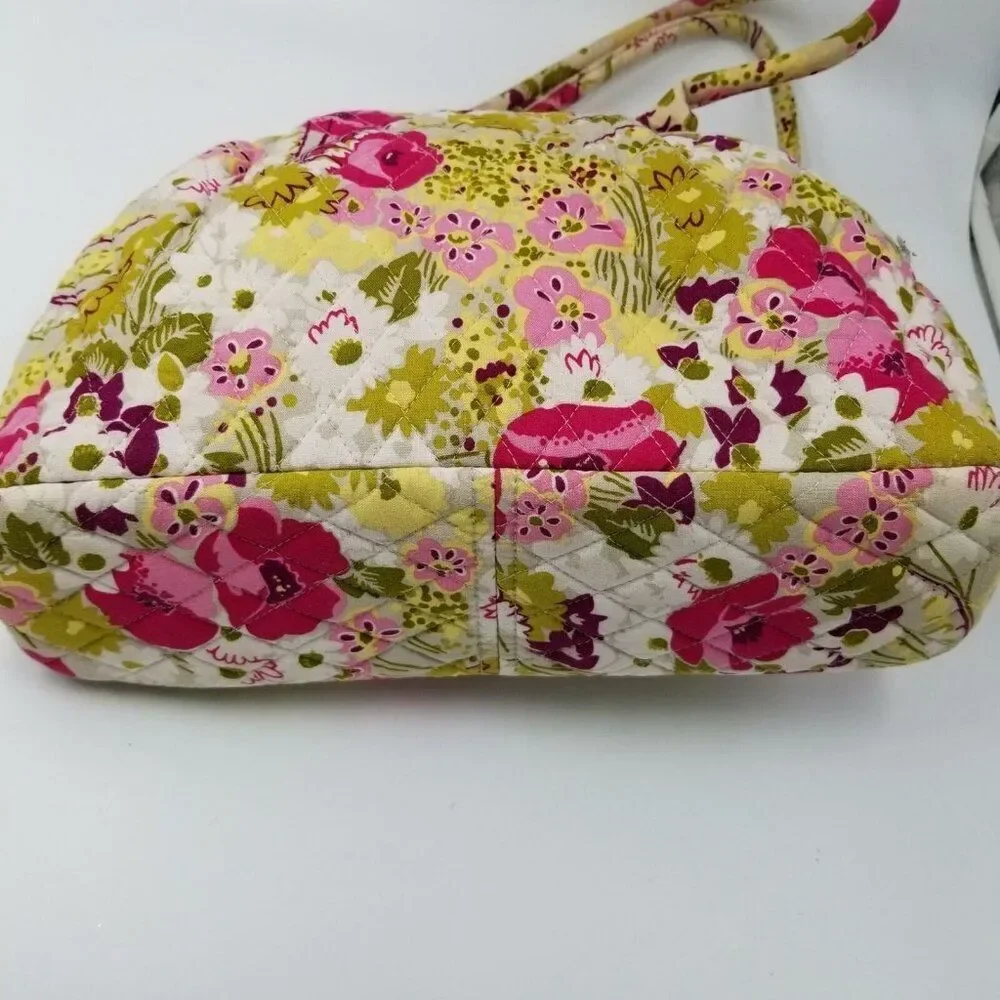 Vera Bradley Womens Pink Shoulder Bag Made Me Blush Alice Kisslock Pocketbook